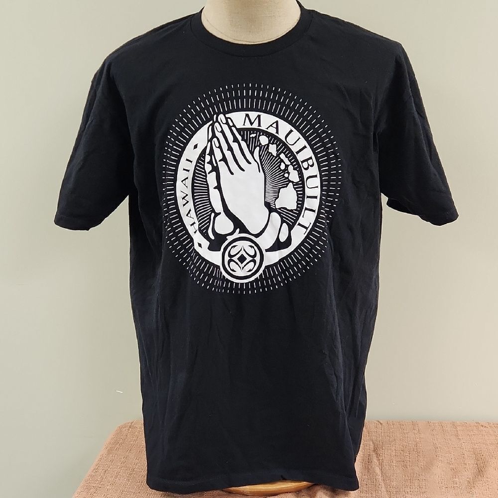 Maui Built Hawaii Praying Hands T-shirt XL